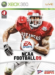 NCAA Football 09 box art for Xbox 360